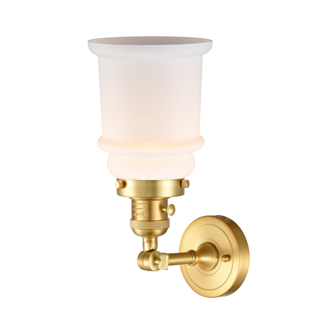 Innovations Franklin Restoration 203SW-SG-G181 Wall Sconce Light - Satin Gold