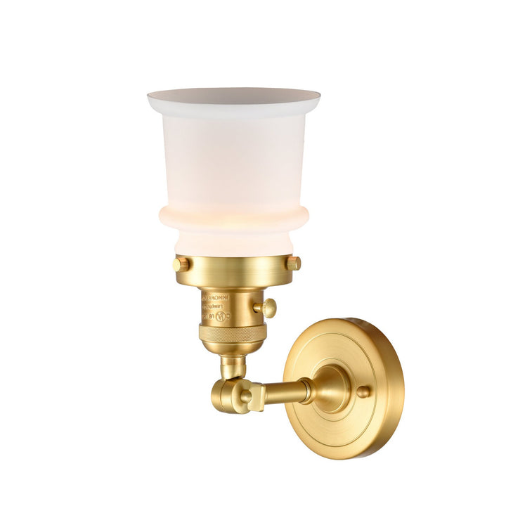 Innovations Franklin Restoration 203SW-SG-G181S Wall Sconce Light - Satin Gold