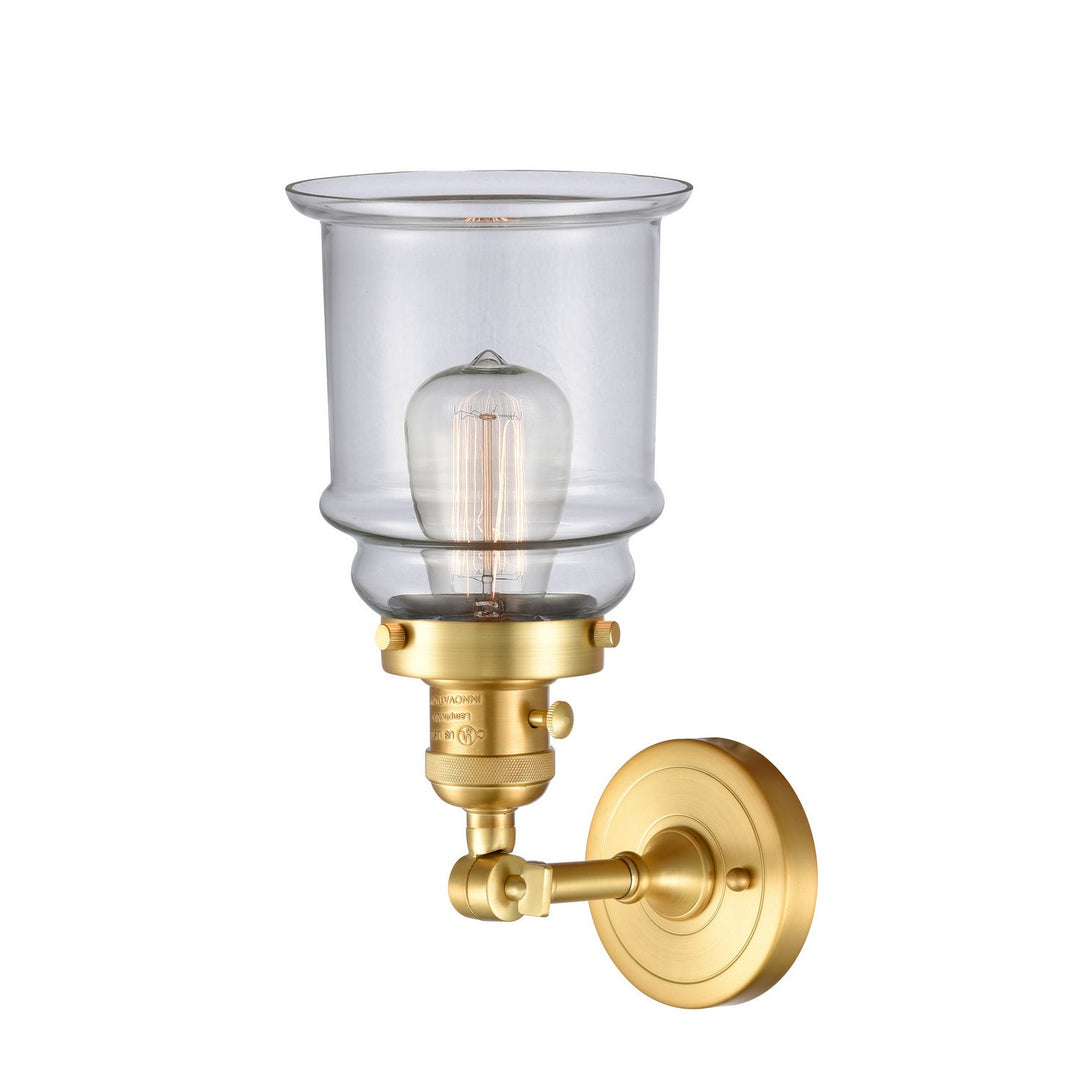 Innovations Franklin Restoration 203SW-SG-G182 Wall Sconce Light - Satin Gold