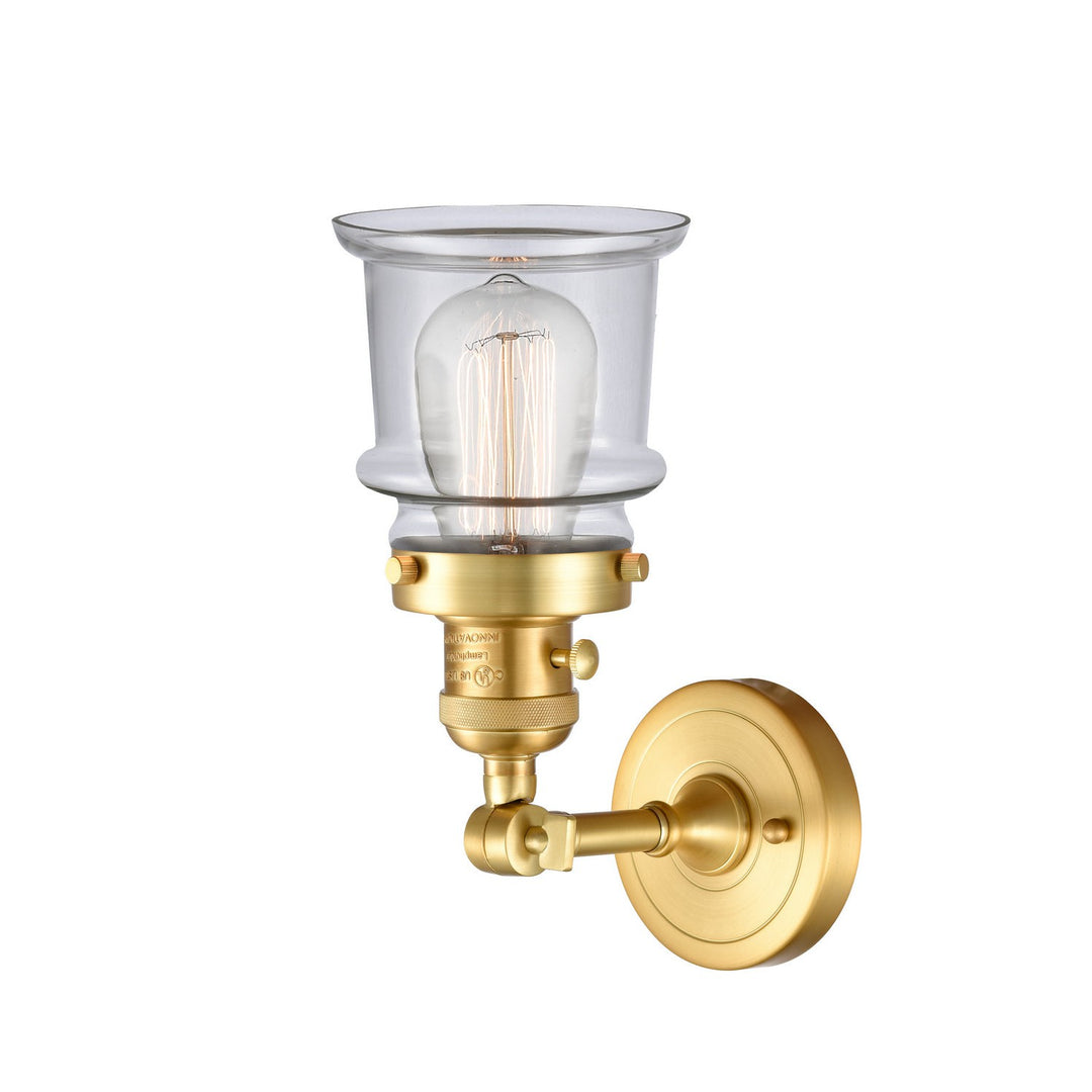 Innovations Franklin Restoration 203SW-SG-G182S Wall Sconce Light - Satin Gold