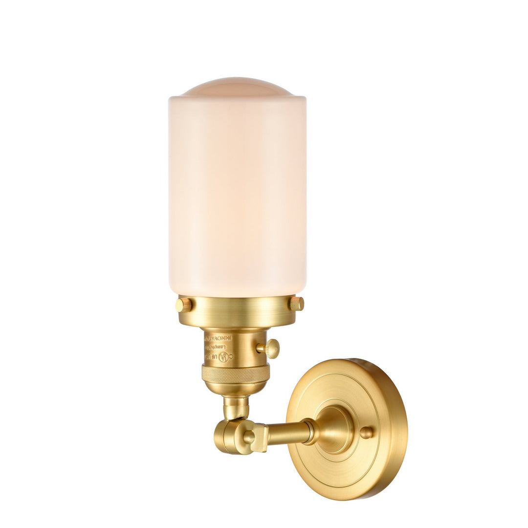 Innovations Franklin Restoration 203SW-SG-G311 Wall Sconce Light - Satin Gold