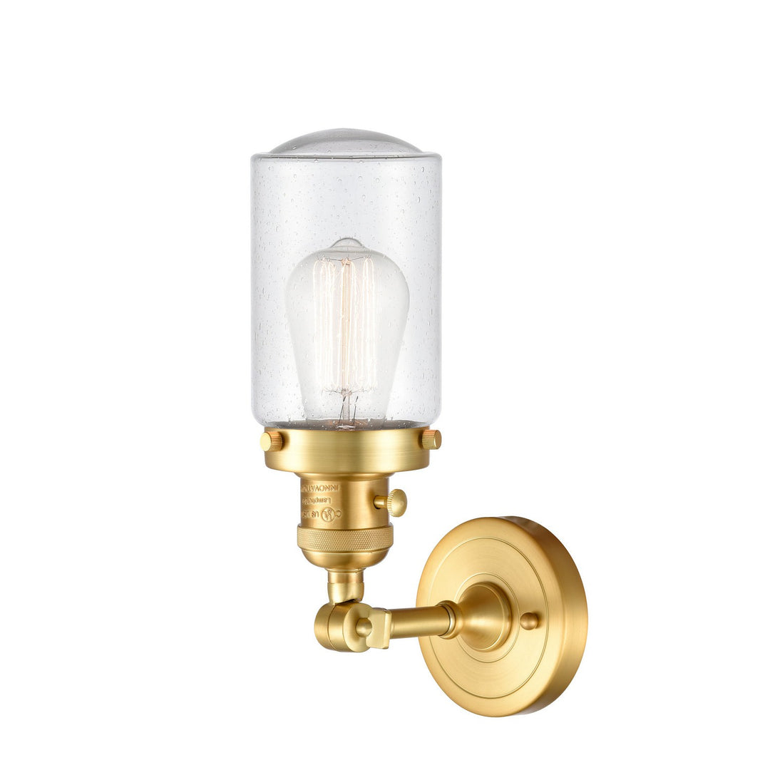 Innovations Franklin Restoration 203SW-SG-G314 Wall Sconce Light - Satin Gold