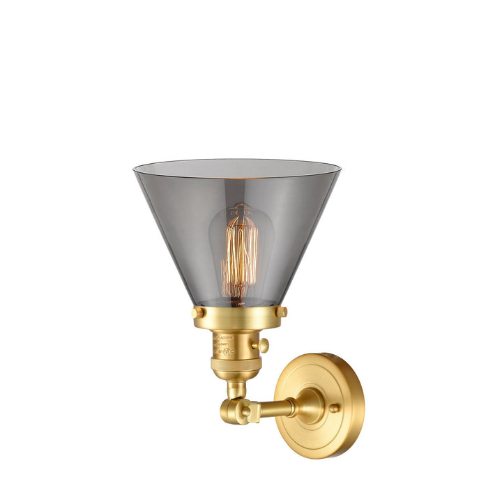 Innovations Franklin Restoration 203SW-SG-G43 Wall Sconce Light - Satin Gold