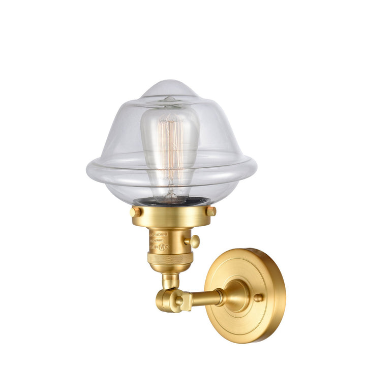 Innovations Franklin Restoration 203SW-SG-G532 Wall Sconce Light - Satin Gold