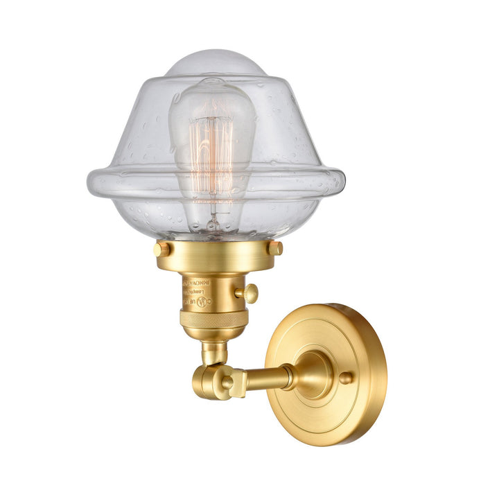 Innovations Franklin Restoration 203SW-SG-G534 Wall Sconce Light - Satin Gold