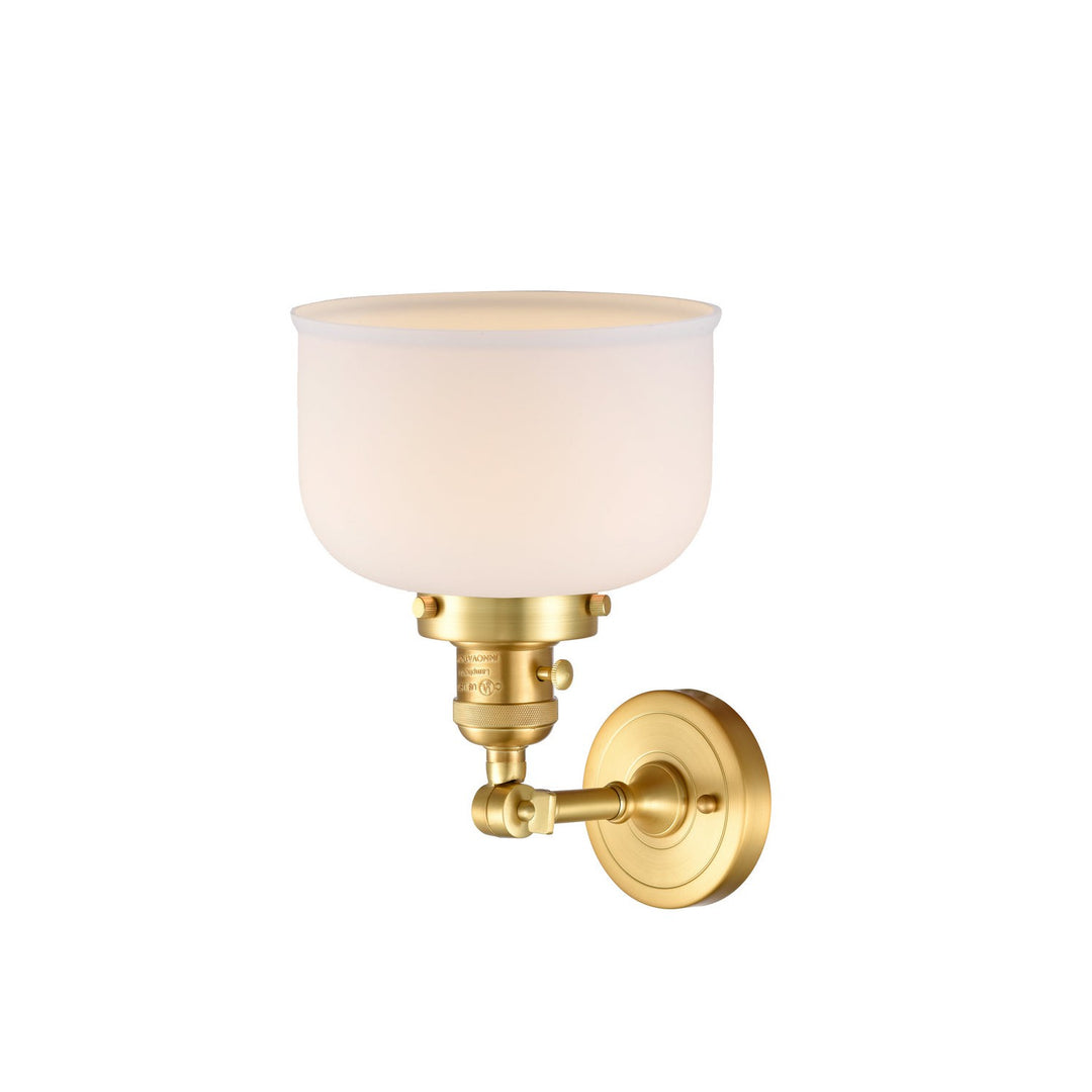 Innovations Franklin Restoration 203SW-SG-G71 Wall Sconce Light - Satin Gold
