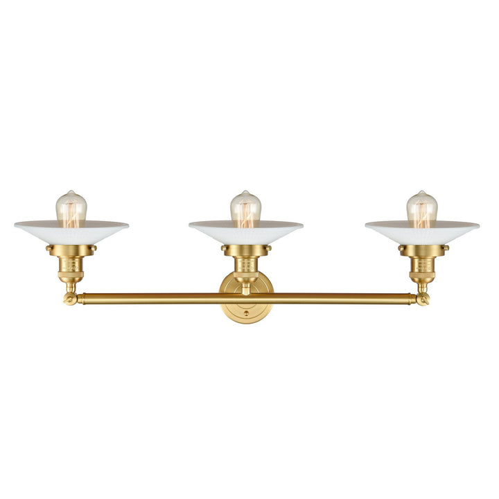 Innovations Franklin Restoration 205-SG-G1-LED Bath Vanity Light 33 in. wide - Satin Gold