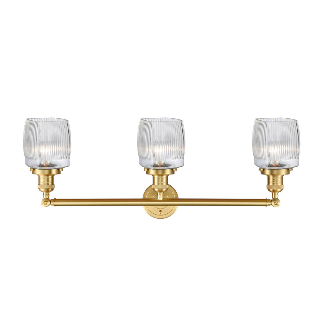 Innovations Franklin Restoration 205-SG-G302-LED Bath Vanity Light 32 in. wide - Satin Gold