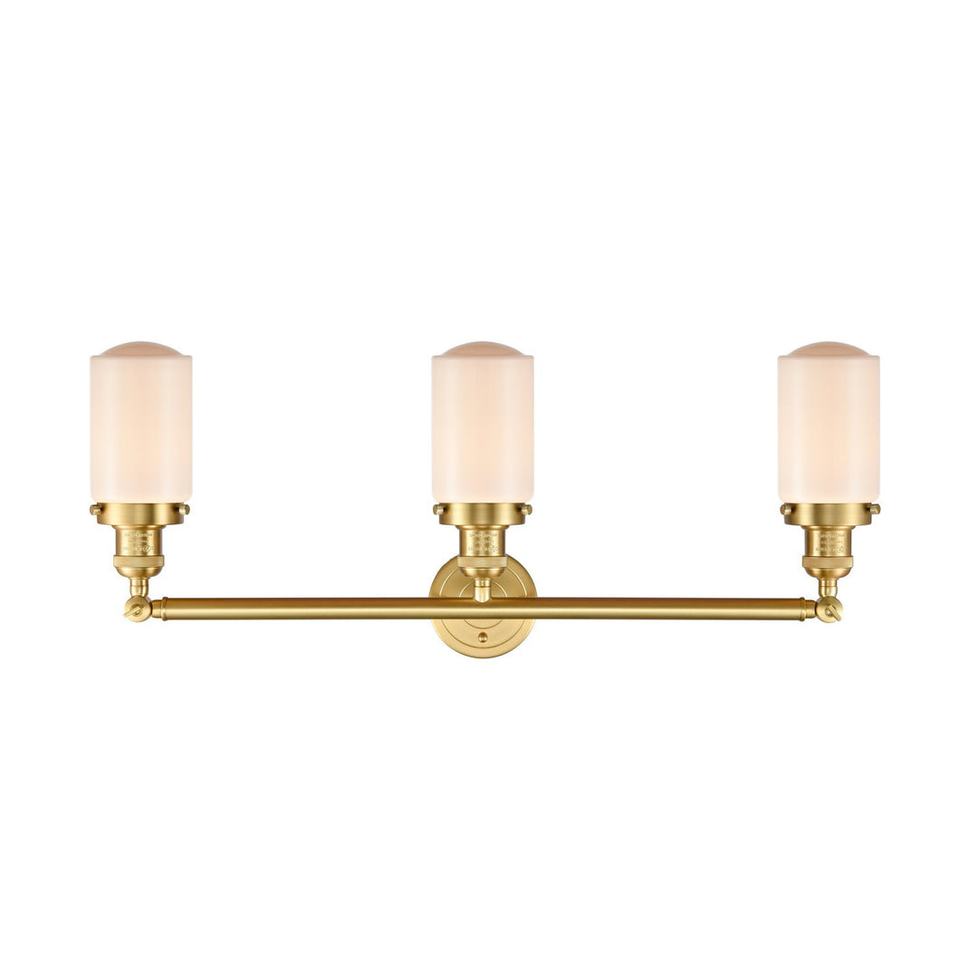 Innovations Franklin Restoration 205-SG-G311-LED Bath Vanity Light 31 in. wide - Satin Gold