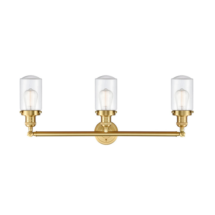 Innovations Franklin Restoration 205-SG-G312-LED Bath Vanity Light 31 in. wide - Satin Gold