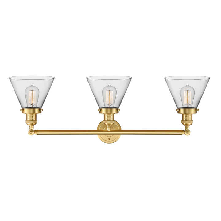 Innovations Franklin Restoration 205-SG-G42-LED Bath Vanity Light 32 in. wide - Satin Gold