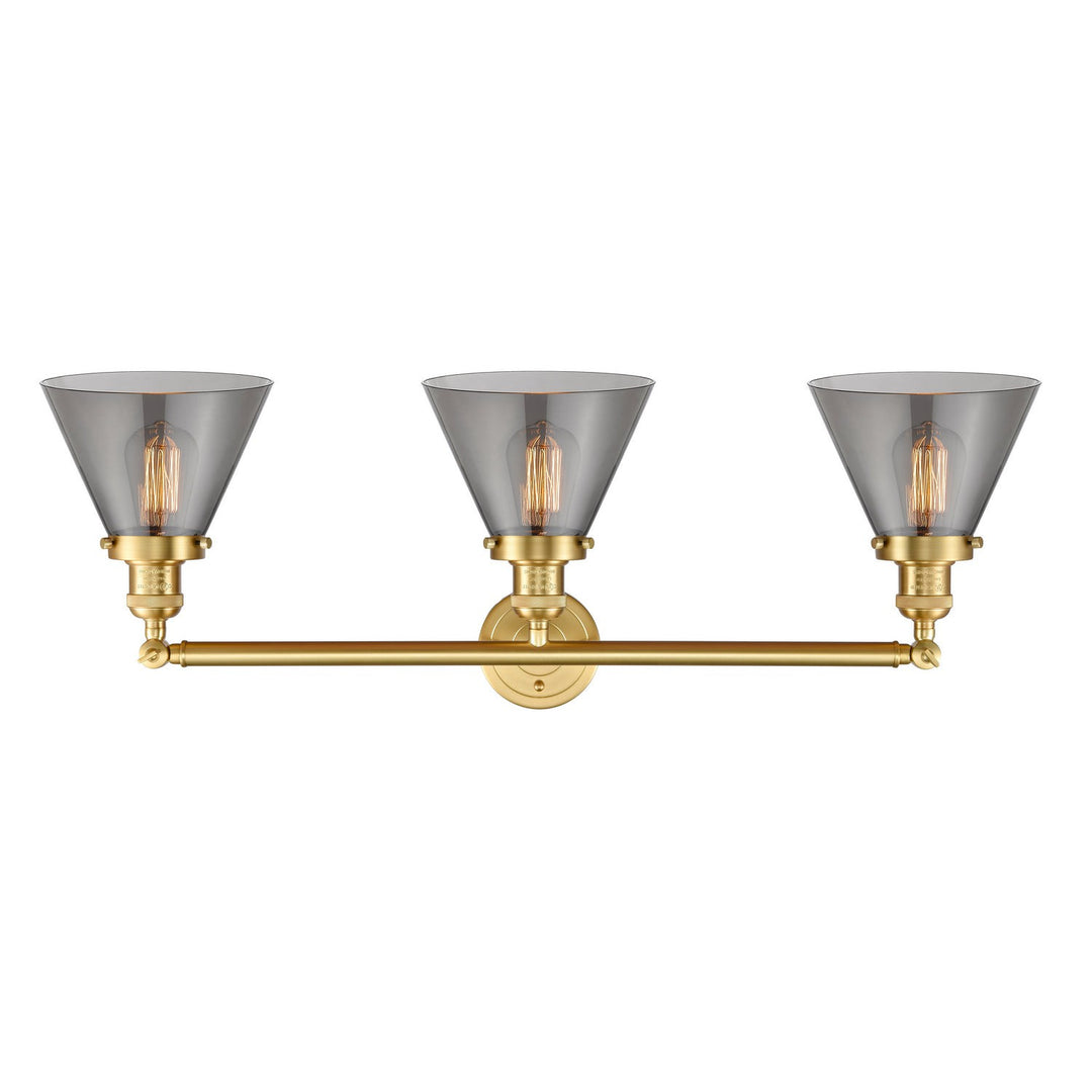 Innovations Franklin Restoration 205-SG-G43-LED Bath Vanity Light 32 in. wide - Satin Gold