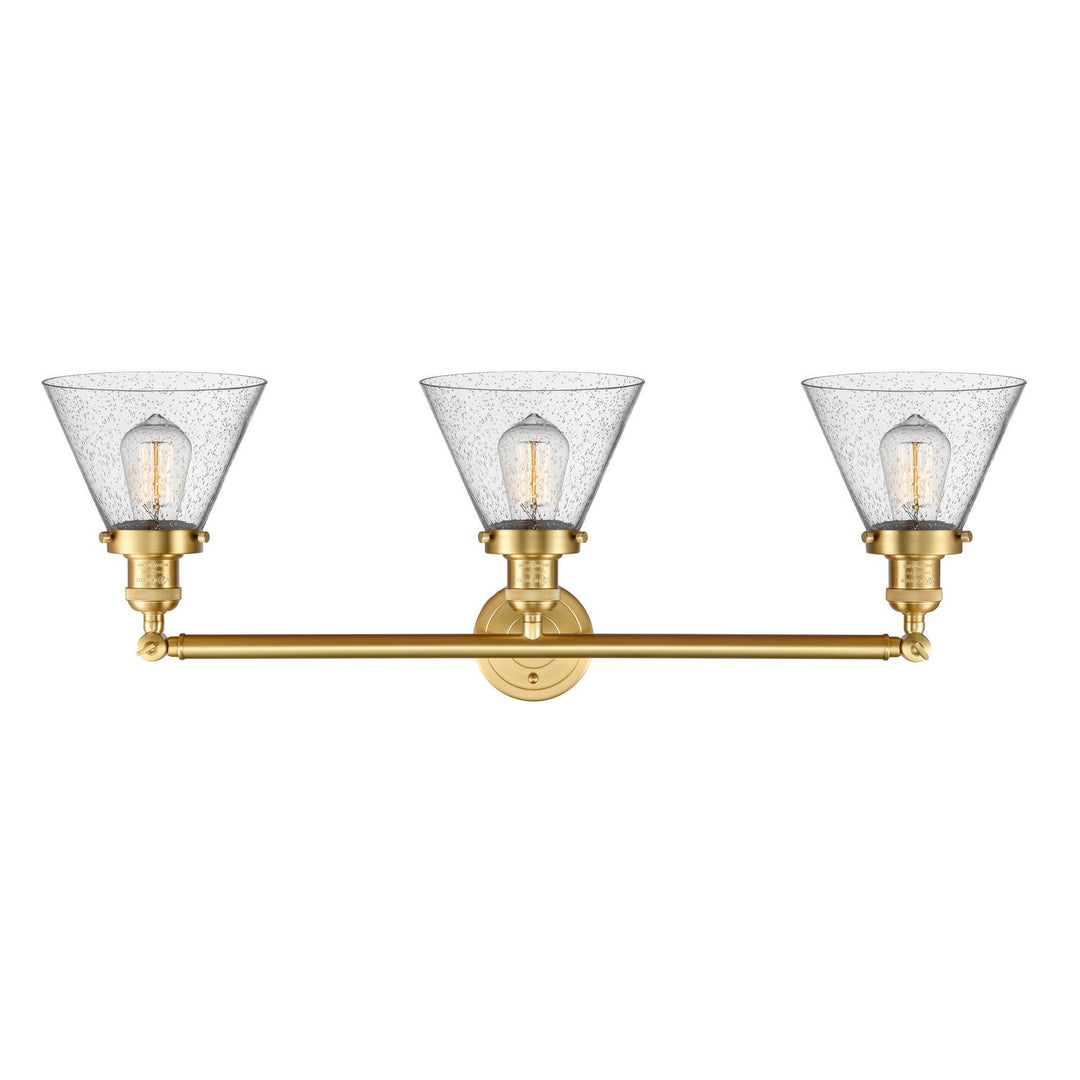 Innovations Franklin Restoration 205-SG-G44-LED Bath Vanity Light 32 in. wide - Satin Gold