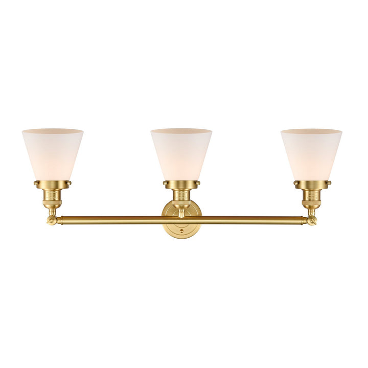 Innovations Franklin Restoration 205-SG-G61-LED Bath Vanity Light 30 in. wide - Satin Gold