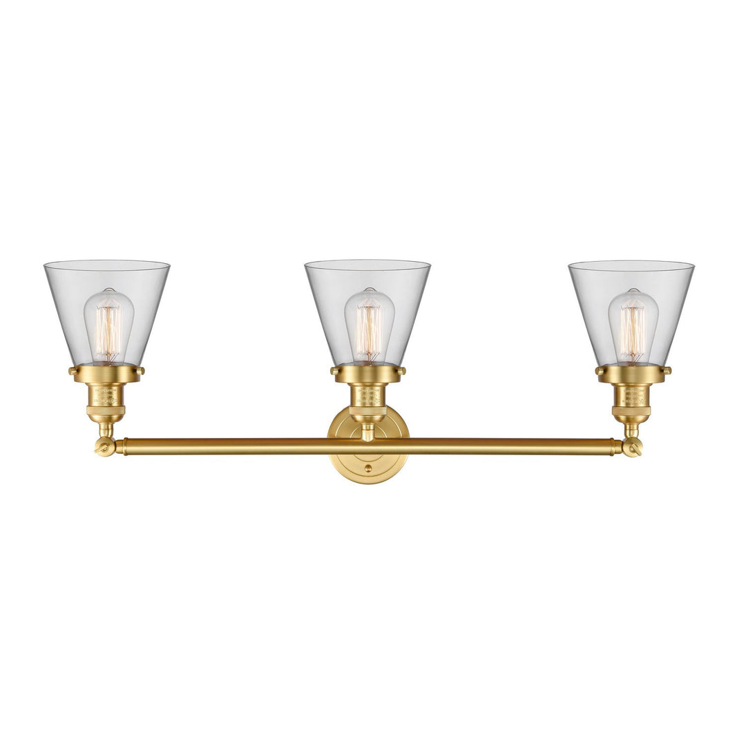 Innovations Franklin Restoration 205-SG-G62-LED Bath Vanity Light 30 in. wide - Satin Gold