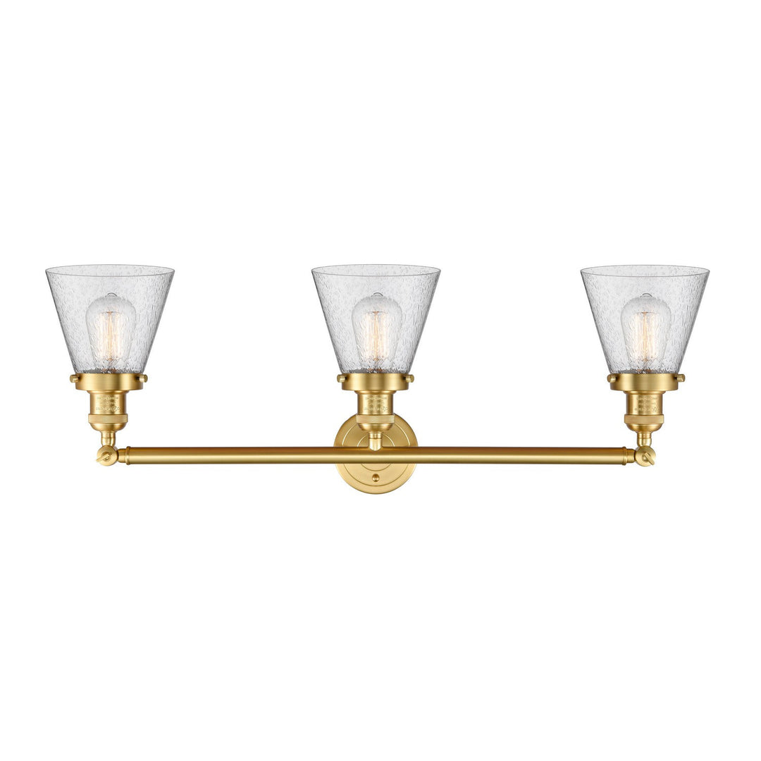 Innovations Franklin Restoration 205-SG-G64-LED Bath Vanity Light 30 in. wide - Satin Gold