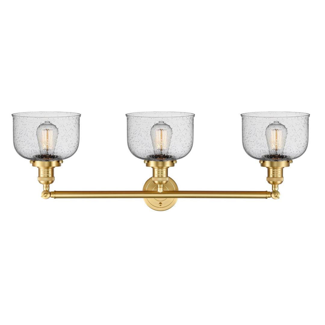 Innovations Franklin Restoration 205-SG-G74-LED Bath Vanity Light 32 in. wide - Satin Gold