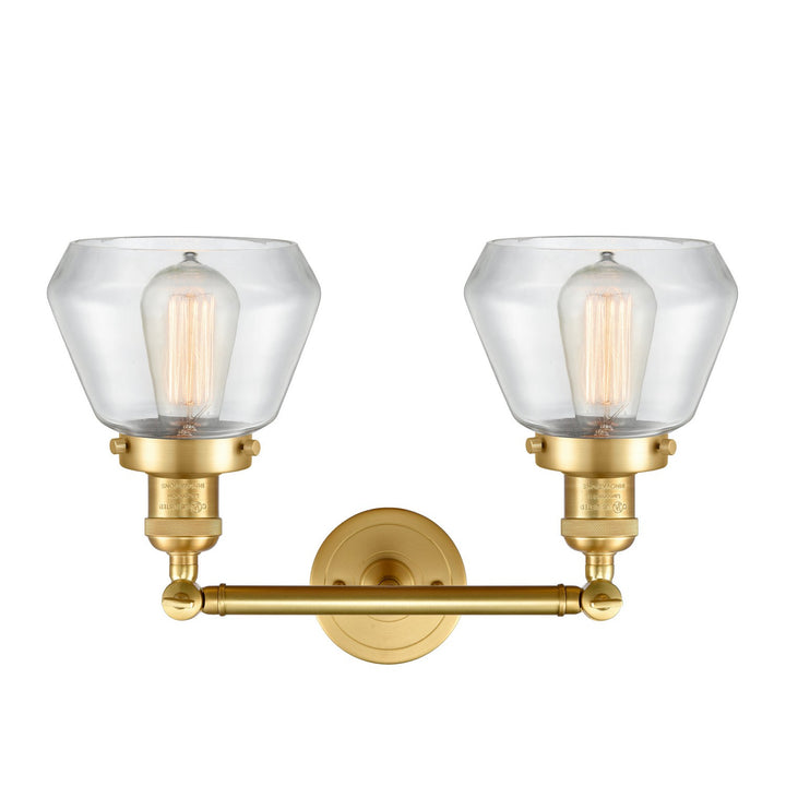 Innovations Franklin Restoration 208-SG-G172-LED Bath Vanity Light 17 in. wide - Satin Gold