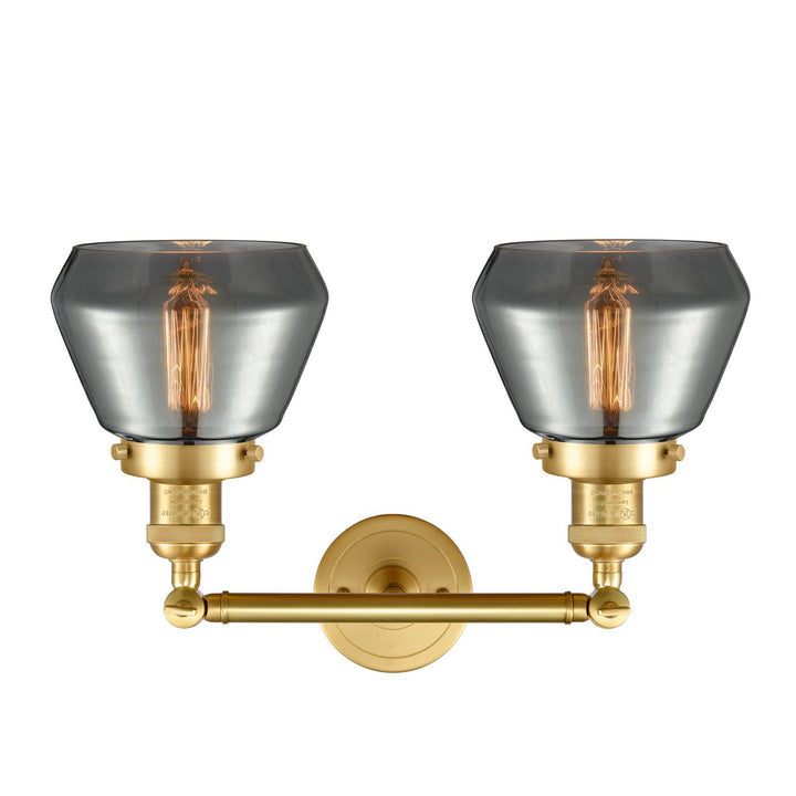 Innovations Franklin Restoration 208-SG-G173-LED Bath Vanity Light 17 in. wide - Satin Gold