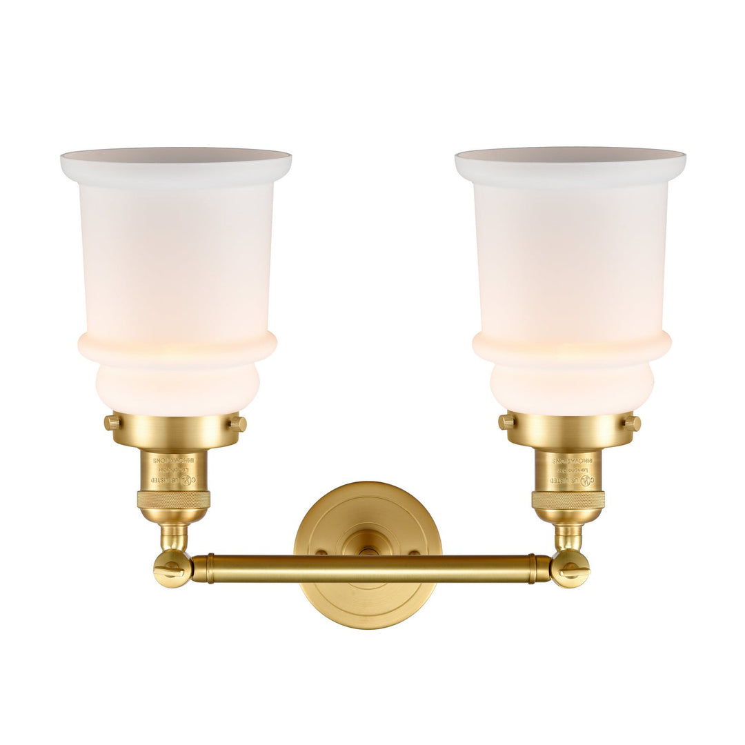 Innovations Franklin Restoration 208-SG-G181-LED Bath Vanity Light 17 in. wide - Satin Gold