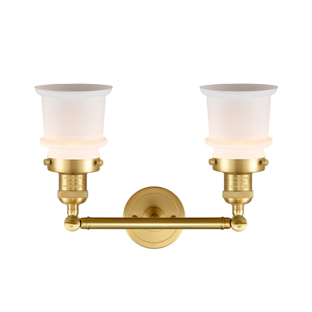 Innovations Franklin Restoration 208-SG-G181S-LED Bath Vanity Light 17 in. wide - Satin Gold