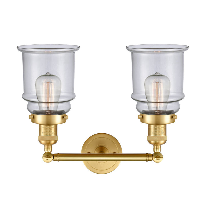 Innovations Franklin Restoration 208-SG-G182-LED Bath Vanity Light 17 in. wide - Satin Gold