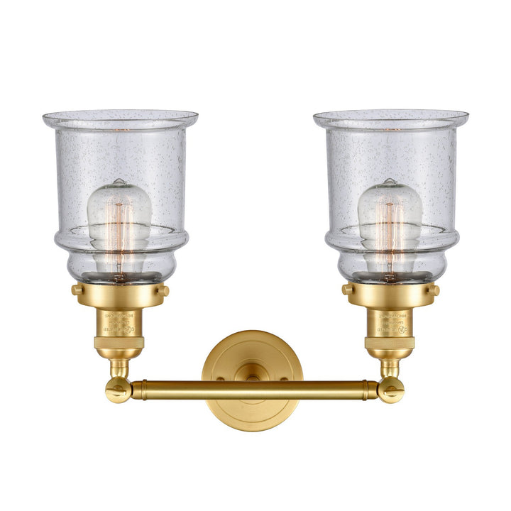 Innovations Franklin Restoration 208-SG-G184-LED Bath Vanity Light 17 in. wide - Satin Gold