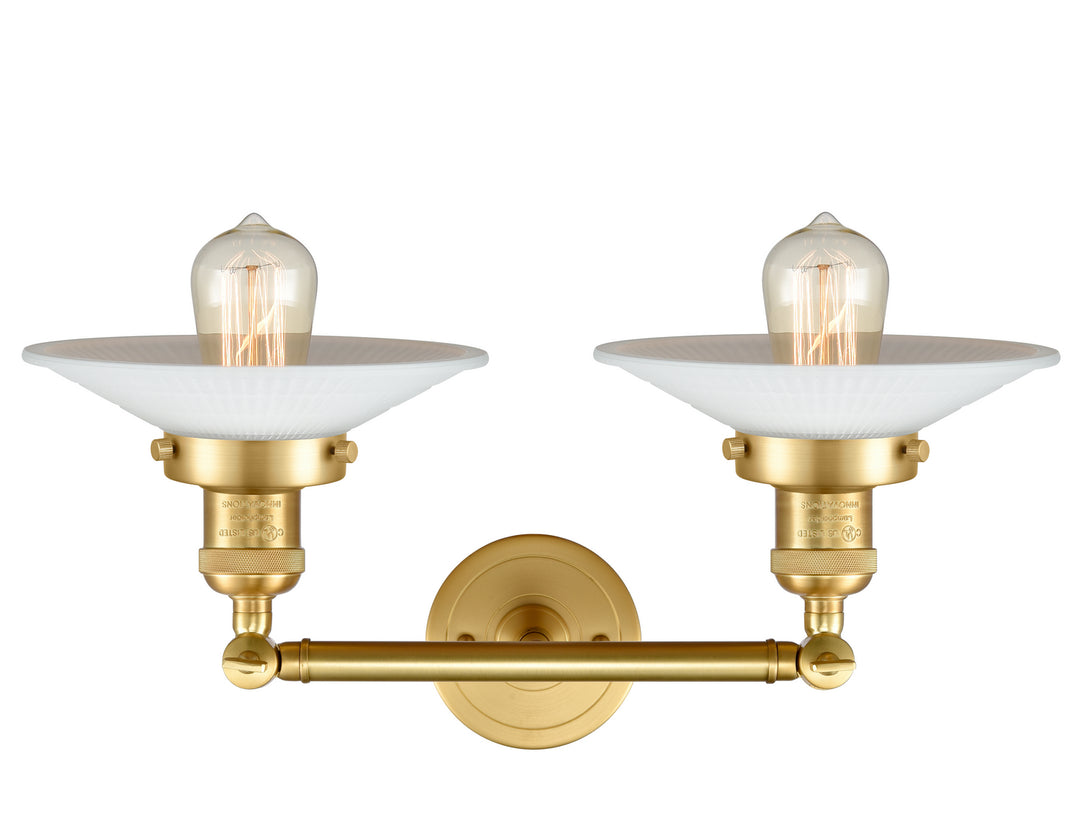 Innovations Franklin Restoration 208-SG-G1-LED Bath Vanity Light 18 in. wide - Satin Gold