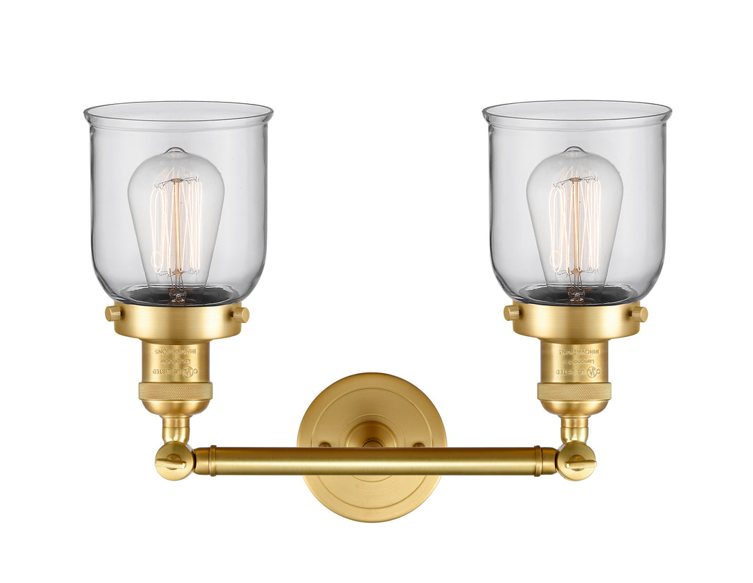 Innovations Franklin Restoration 208-SG-G52-LED Bath Vanity Light 16 in. wide - Satin Gold