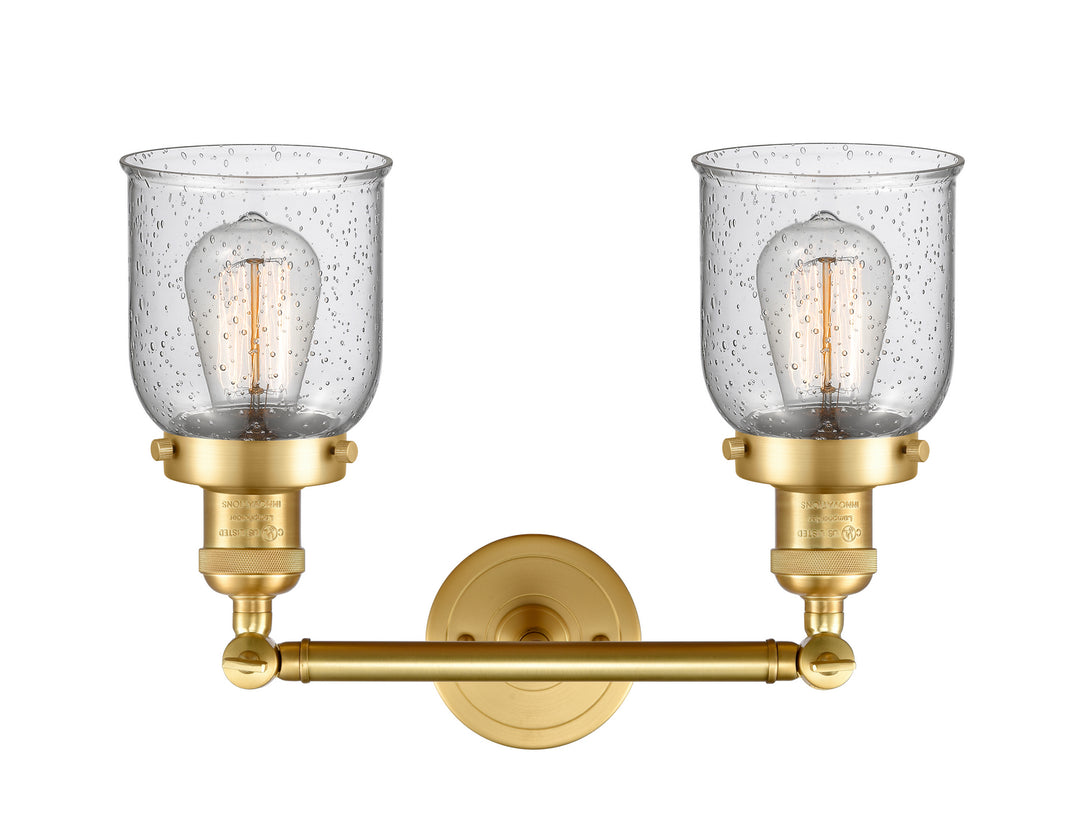 Innovations Franklin Restoration 208-SG-G54-LED Bath Vanity Light 16 in. wide - Satin Gold