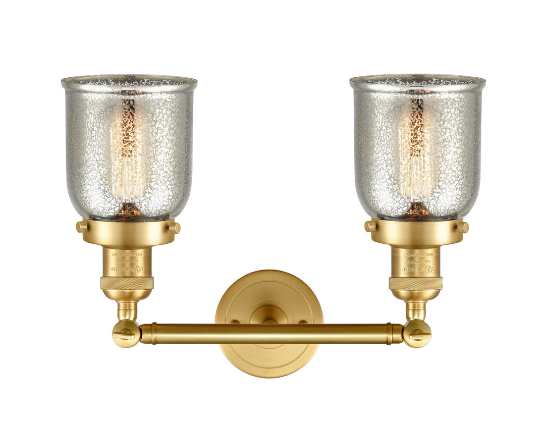 Innovations Franklin Restoration 208-SG-G58-LED Bath Vanity Light 15 in. wide - Satin Gold