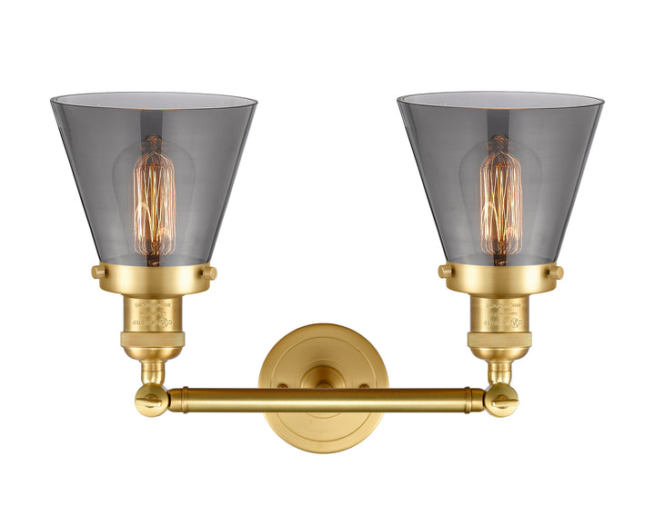 Innovations Franklin Restoration 208-SG-G63-LED Bath Vanity Light 16 in. wide - Satin Gold