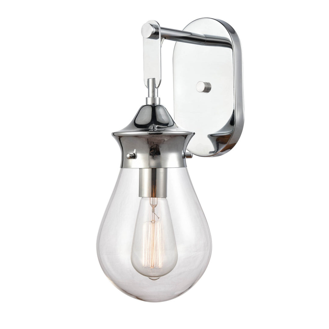 Innovations 414-1W-PC-6CL-LED Bath Vanity Light 7 in. wide - Polished Chrome