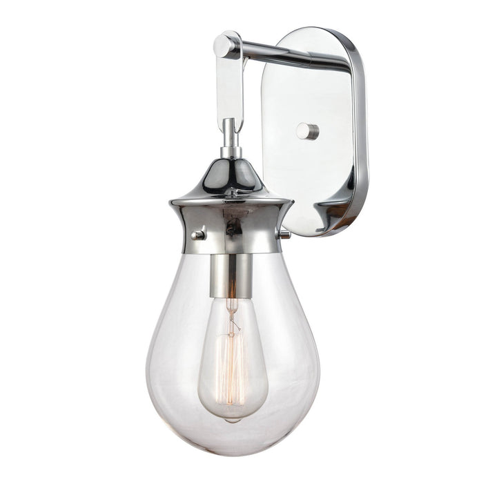 Innovations 414-1W-PC-6CL-LED Bath Vanity Light 7 in. wide - Polished Chrome