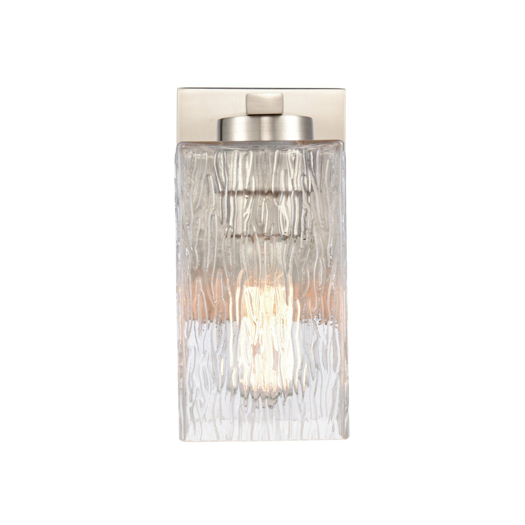 Innovations Auralume 419-1W-SN-CL Wall Sconce Light - Satin Nickel