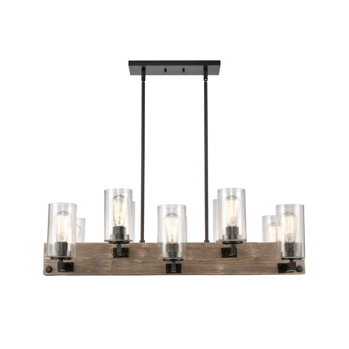 Innovations 424-10CH-BK-SDY-LED Chandelier Light - Matte Black