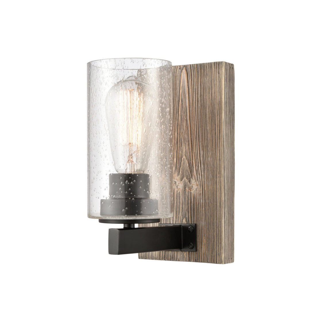 Innovations 424-1W-BK-SDY-LED Wall Sconce Light - Matte Black