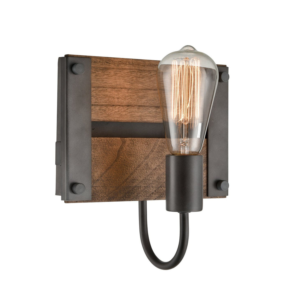 Innovations Austin 435-1W-AG-LED Wall Sconce Light - Aged Gun Metal