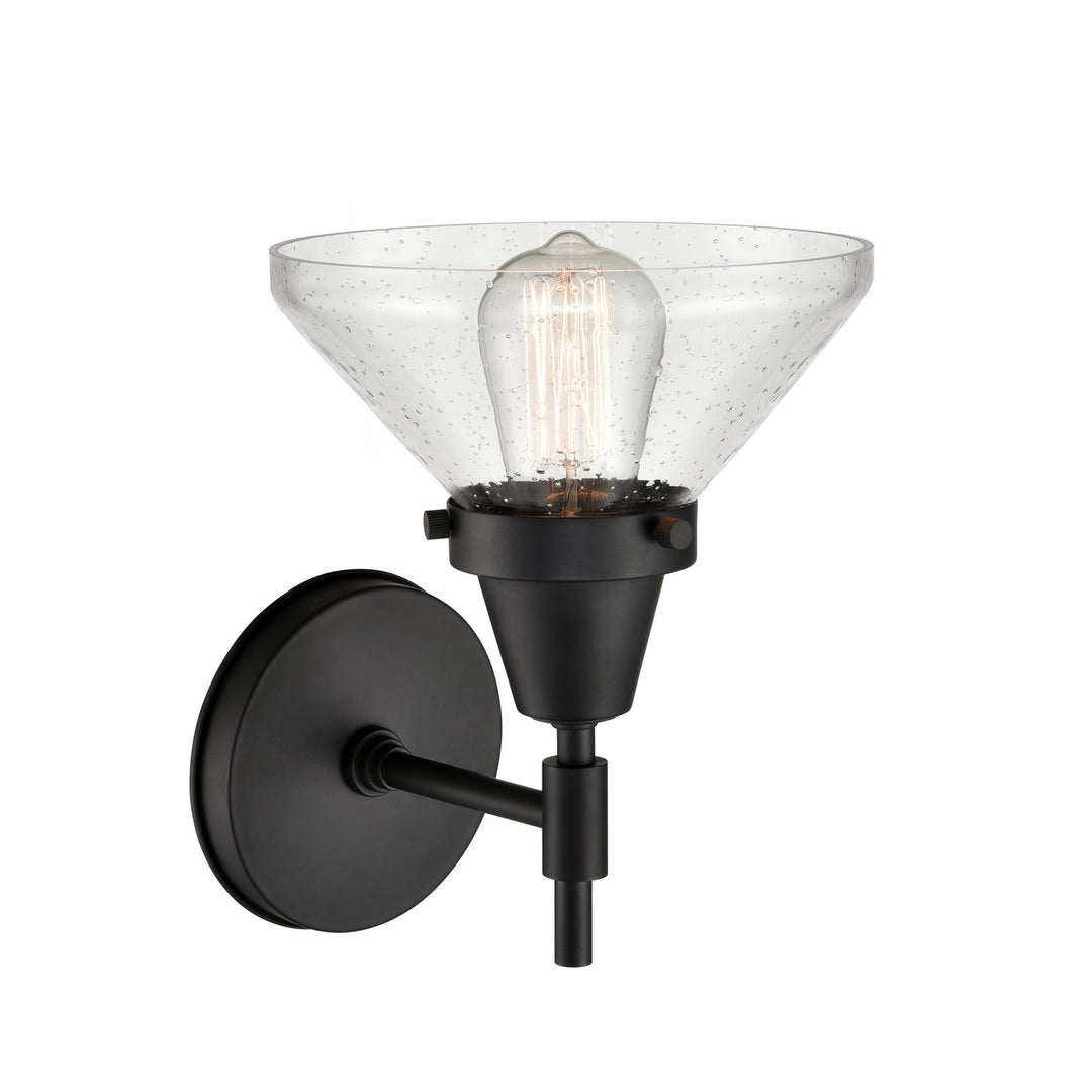 Innovations Caden 447-1W-BK-SDY-LED Wall Sconce Light - Matte Black