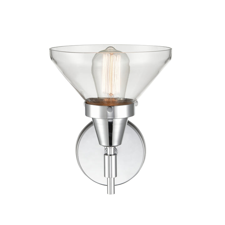 Innovations Caden 447-1W-PC-CL-LED Wall Sconce Light - Polished Chrome