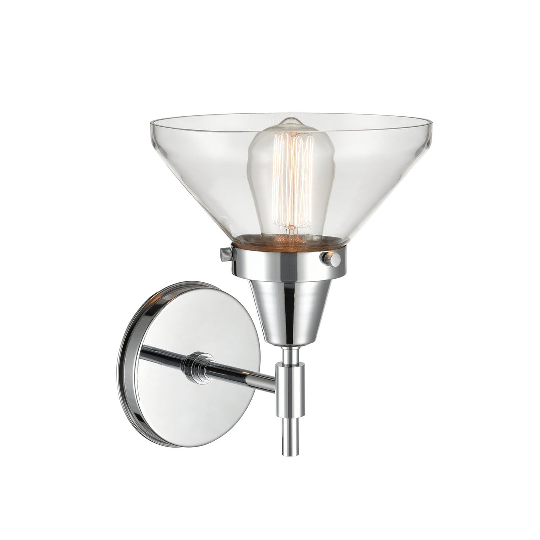 Innovations Caden 447-1W-PC-CL-LED Wall Sconce Light - Polished Chrome