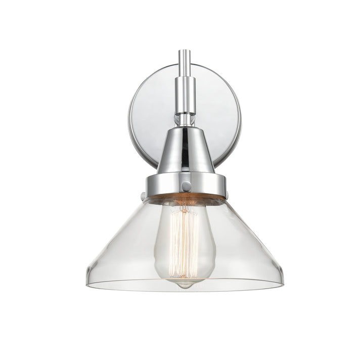 Innovations Caden 447-1W-PC-CL-LED Wall Sconce Light - Polished Chrome
