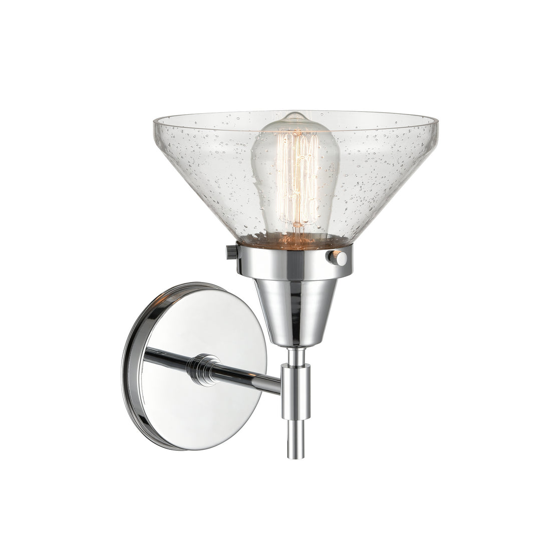 Innovations Caden 447-1W-PC-SDY-LED Wall Sconce Light - Polished Chrome