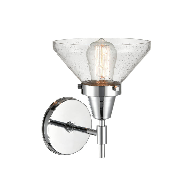 Innovations Caden 447-1W-PC-SDY-LED Wall Sconce Light - Polished Chrome