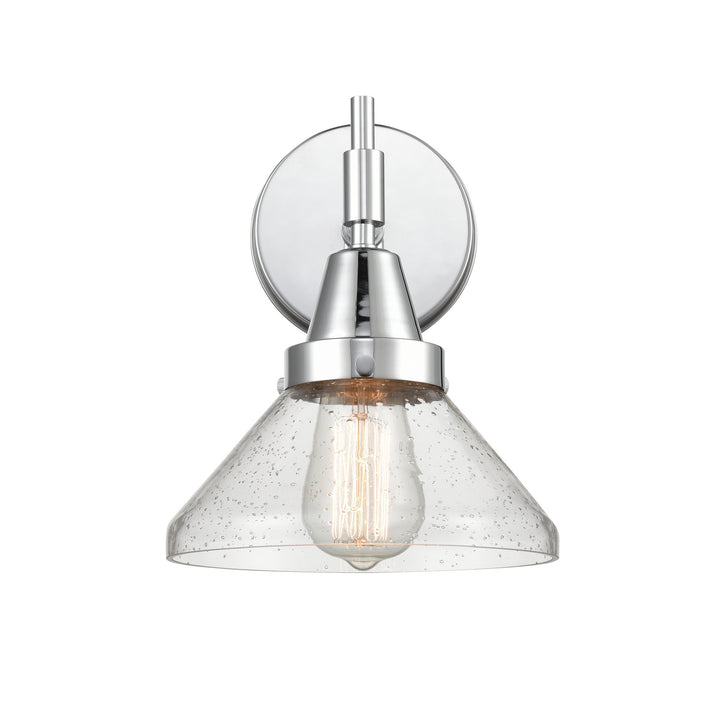 Innovations Caden 447-1W-PC-SDY-LED Wall Sconce Light - Polished Chrome