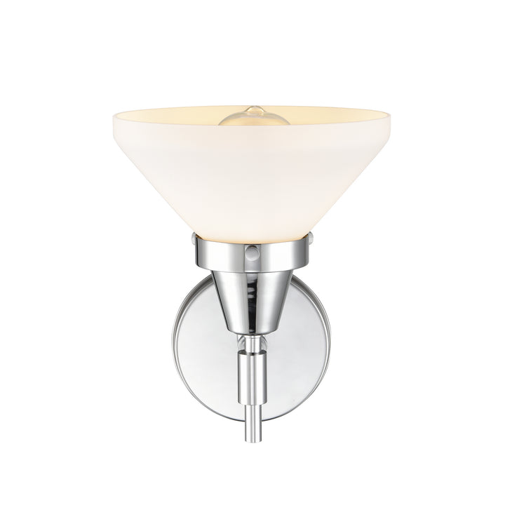 Innovations Caden 447-1W-PC-W-LED Wall Sconce Light - Polished Chrome