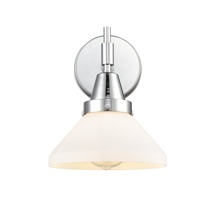 Innovations Caden 447-1W-PC-W-LED Wall Sconce Light - Polished Chrome