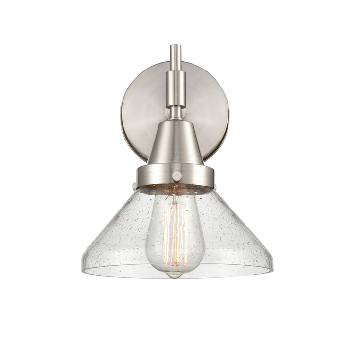 Innovations Caden 447-1W-SN-SDY-LED Wall Sconce Light - Satin Nickel