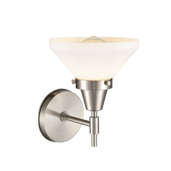 Innovations Caden 447-1W-SN-W-LED Wall Sconce Light - Satin Nickel