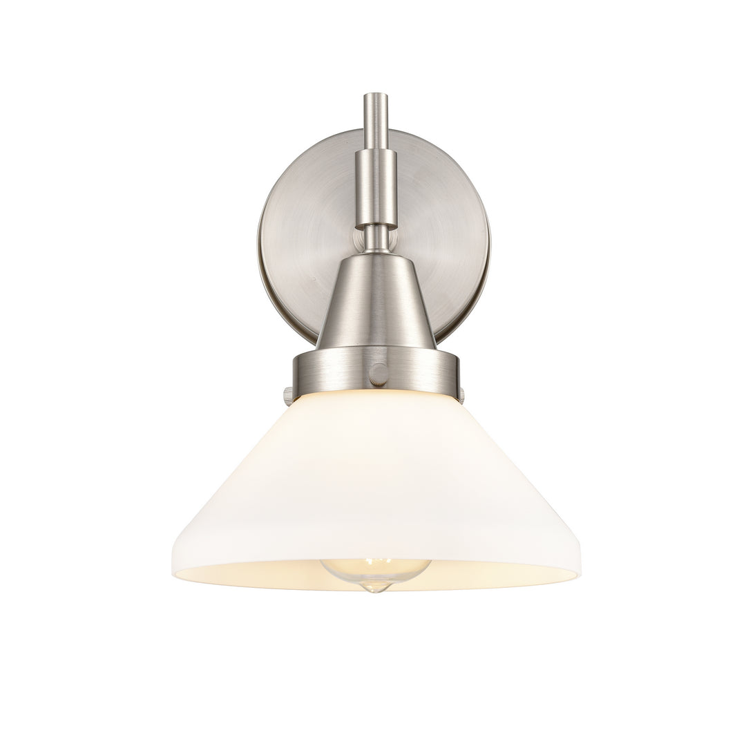 Innovations Caden 447-1W-SN-W-LED Wall Sconce Light - Satin Nickel